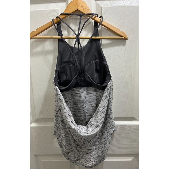 Lululemon Raise The Barre Tank Size 4 Tiger Space Dye Dark Carbon Athletic - Picture 7 of 10